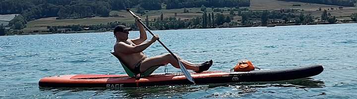 SUP Tour Bodensee bis Schaffhausen 3 Race SUP mit Seat de Lux