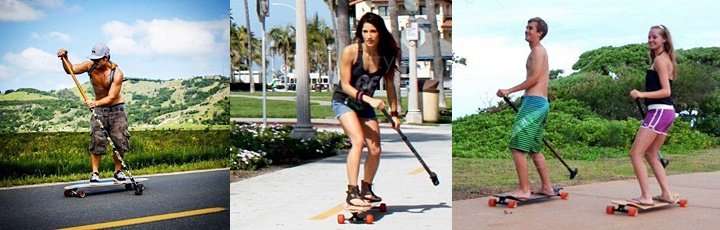 Longboard Landpaddling Set mieten by Cross-Wind.ch