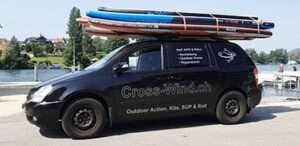 SUP Board mieten am Rhein, schnell & flexibel ab CHF 60.-- 5 SUP Shuttle Service