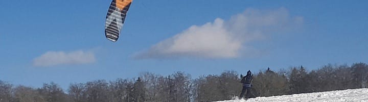Snowkiten lernen