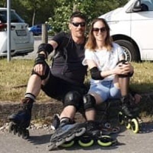 Inline Skating Kurs, SUP & Kite Sport 2025 2 Evelyne & Gregy