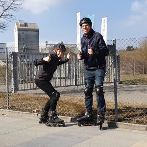 Inline Skating Kurs, SUP & Kite Sport 2025 1 Anja & Oli