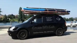 SUP Board mieten am Rhein, bei Schaffhausen ab CHF 60.-- 7 Shuttle Service