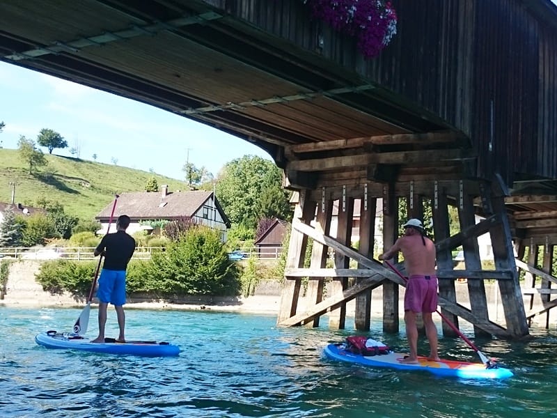 Inline Skating Strecken mit Kursupdate und Basic SUP Tour 3 SUP Coaching
